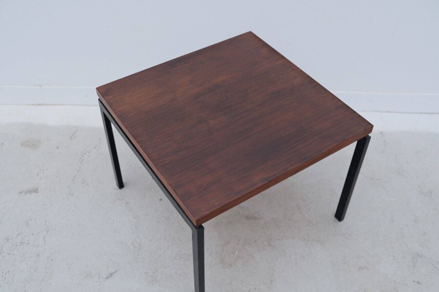 Teak and metal coffee table, Germany 1960