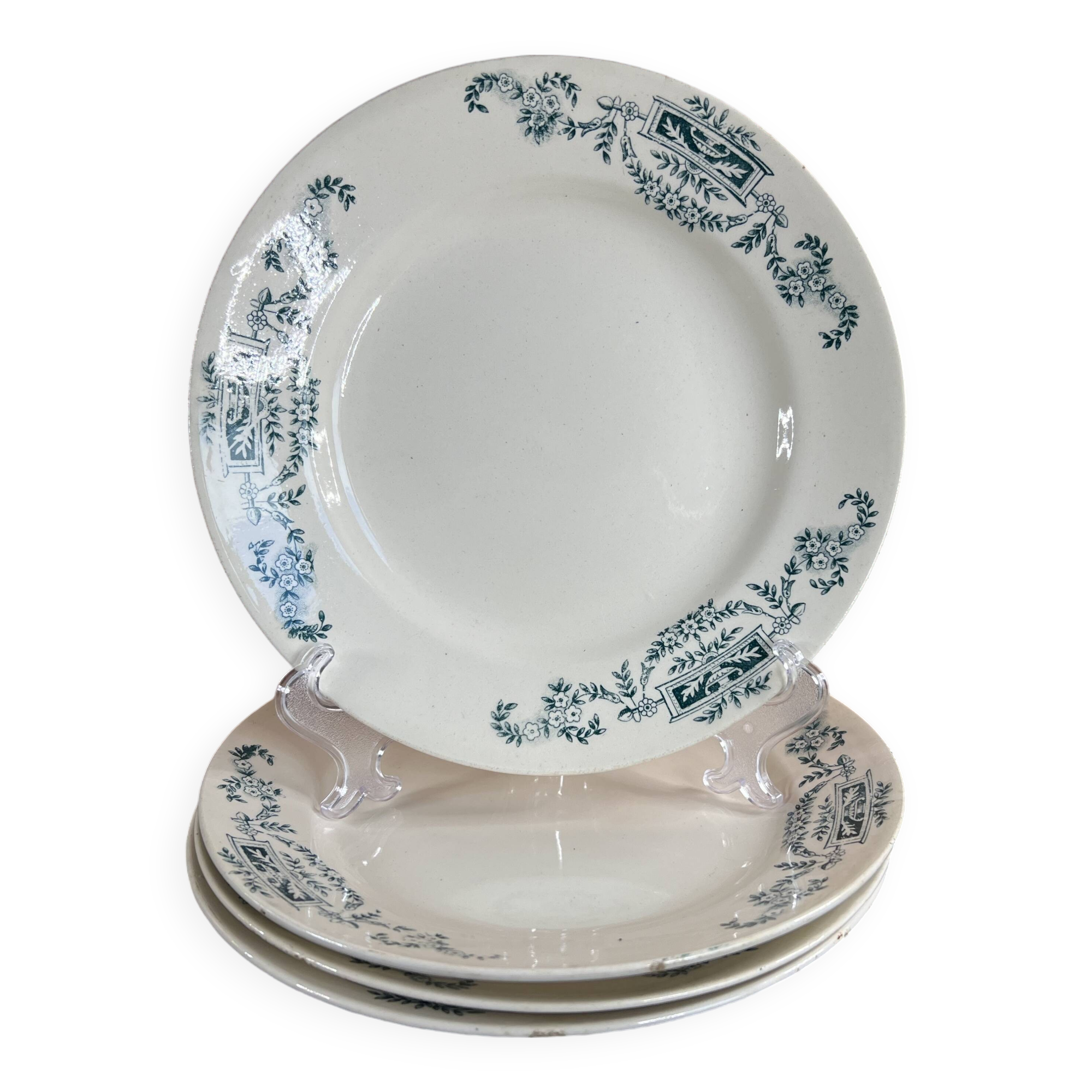 4 Longchamps iron earth flat plates