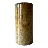 Round marble tube vase