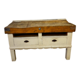 Authentic old butcher's block
