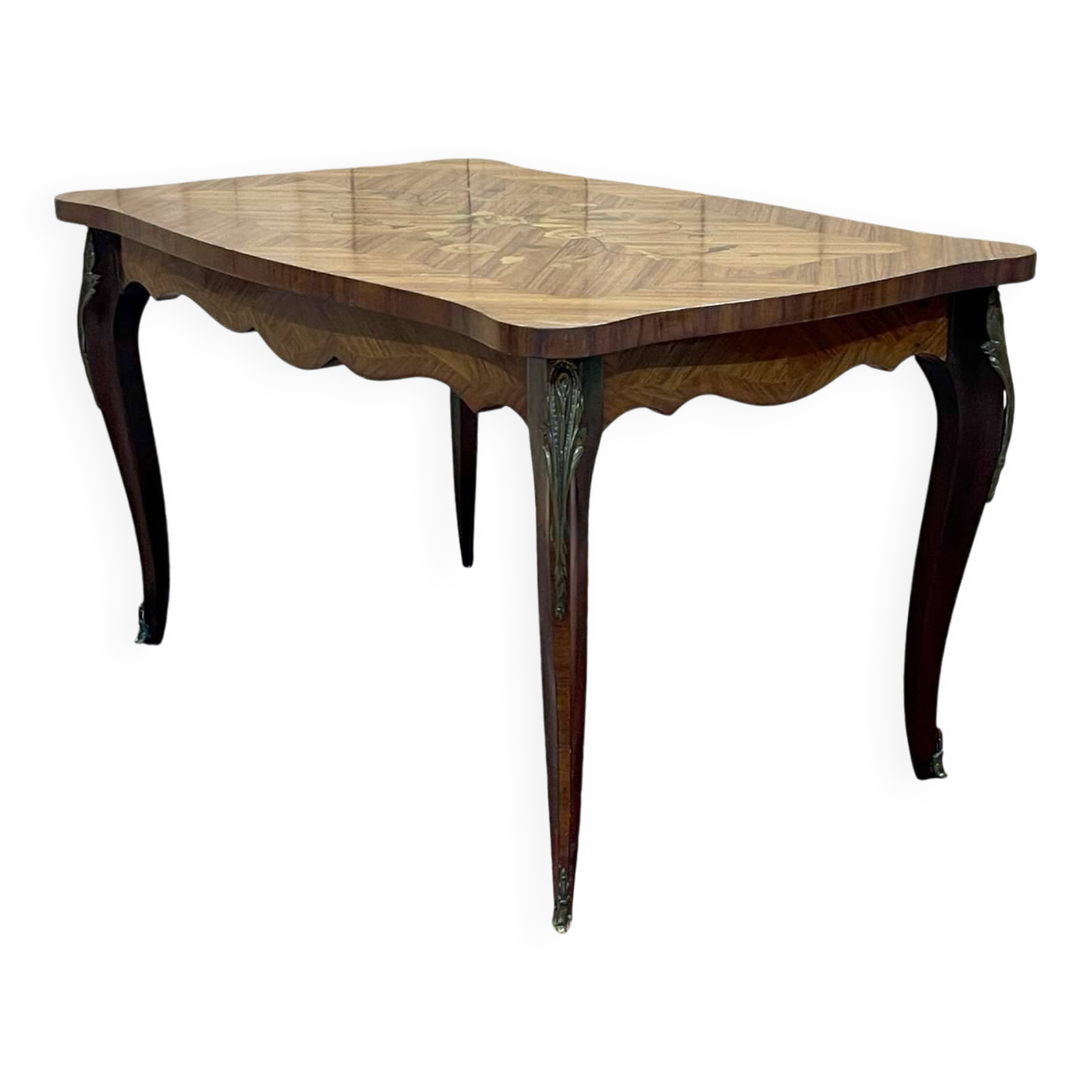 Louis XV style rosewood coffee table from the 1970s
