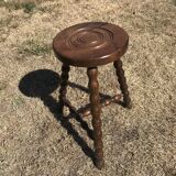Vintage wooden stool