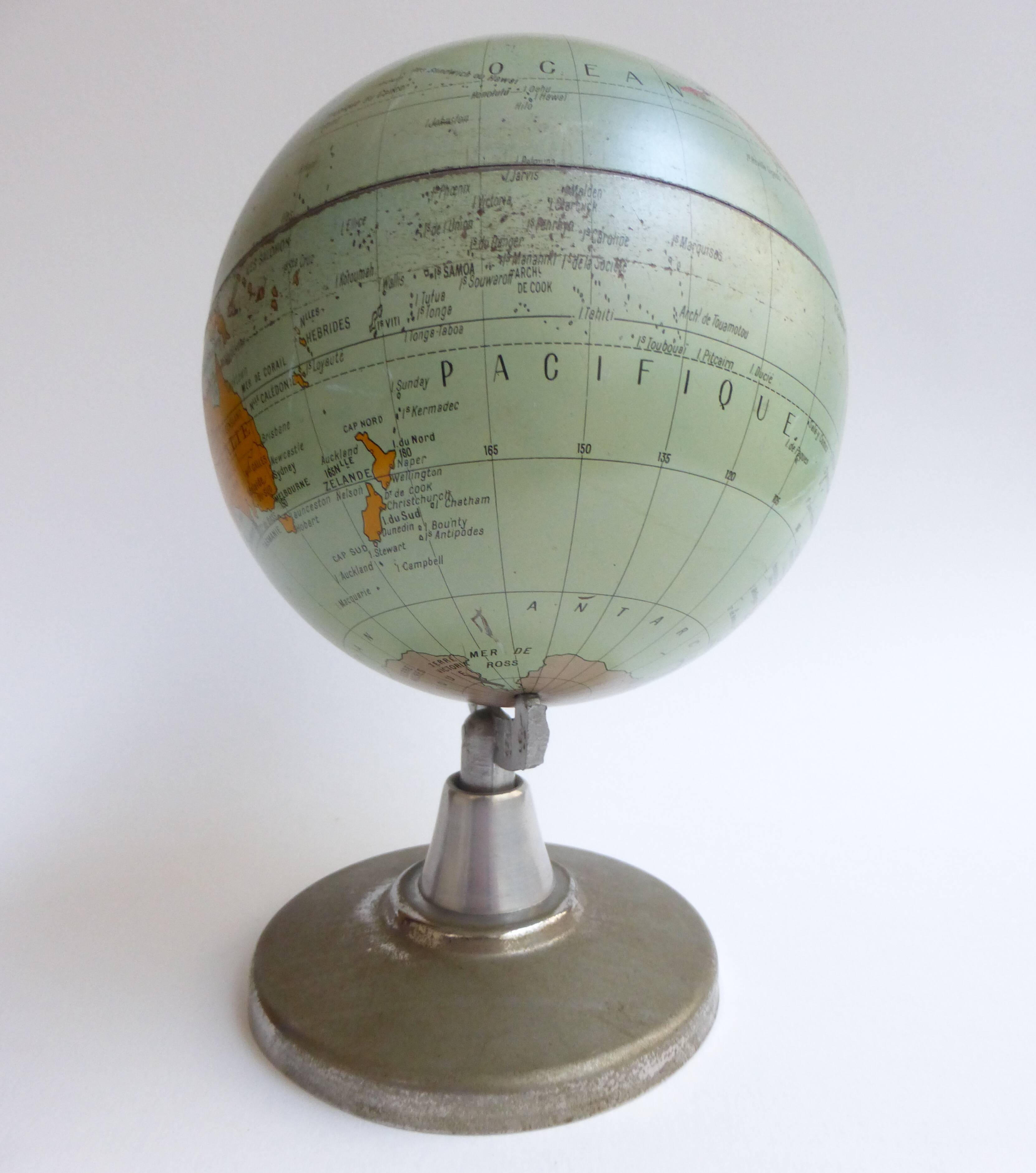 Globe terrestre vintage 1950/60