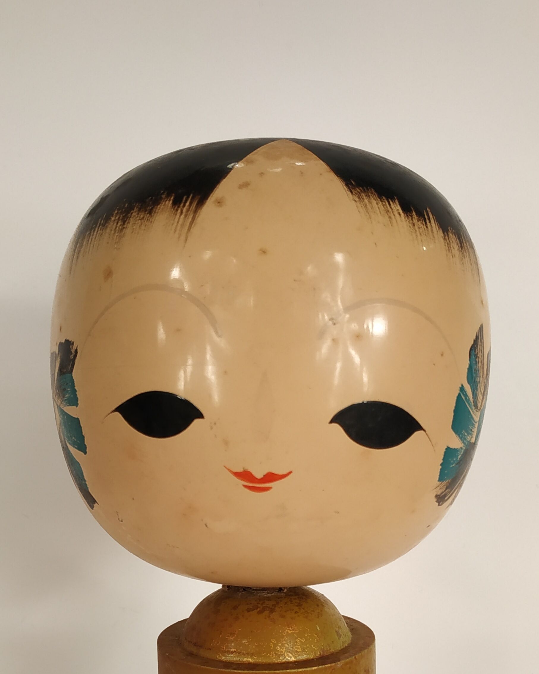 Kokeshi doll - work circa 1960 bird decoration - Japan