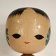 Kokeshi doll - work circa 1960 bird decoration - Japan