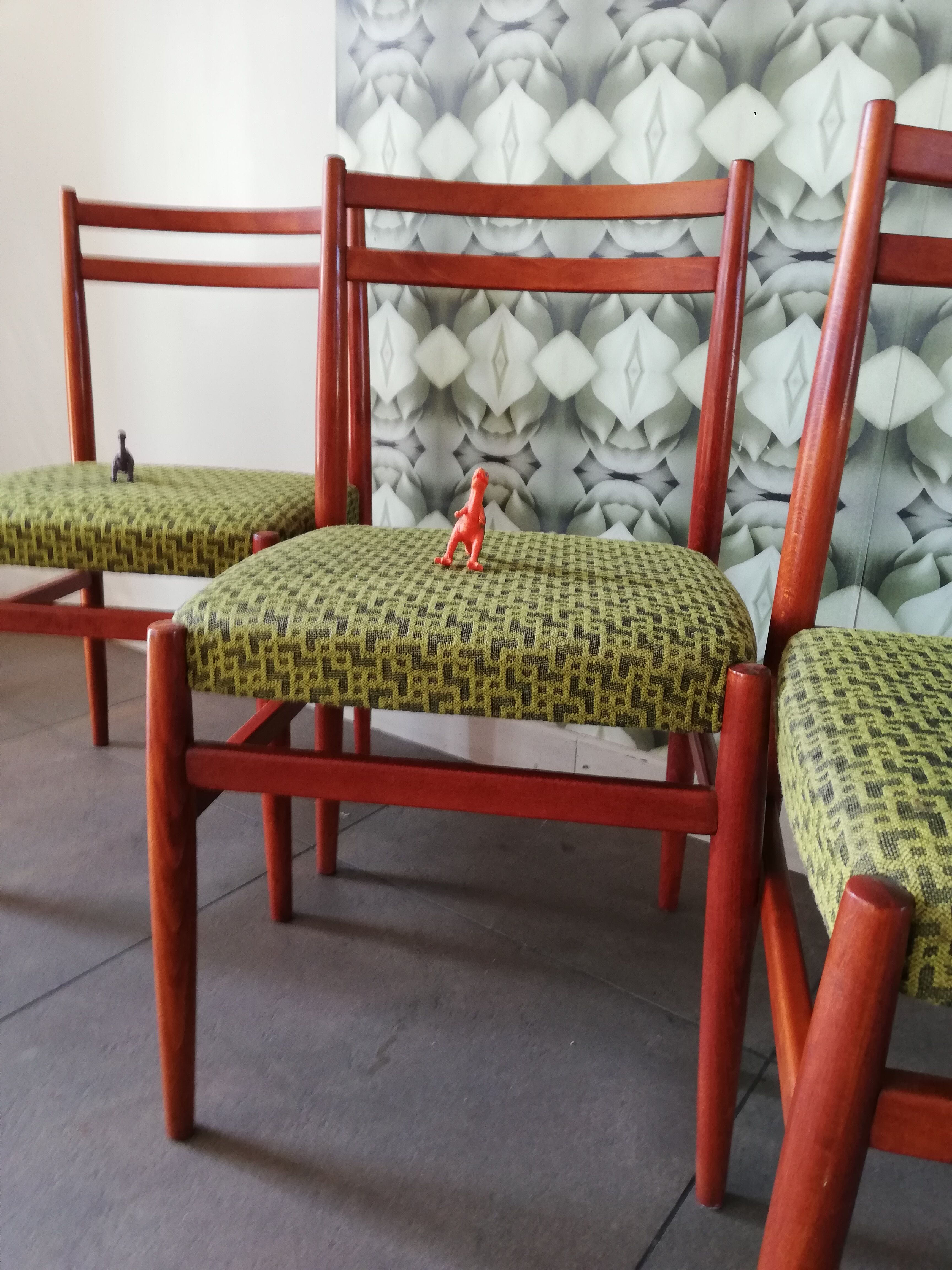 Set of 4 Czech Art Deco Chairs Ton, 1971, Up Zavody, Thonet