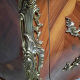 Louis XV style marquette chest of drawers