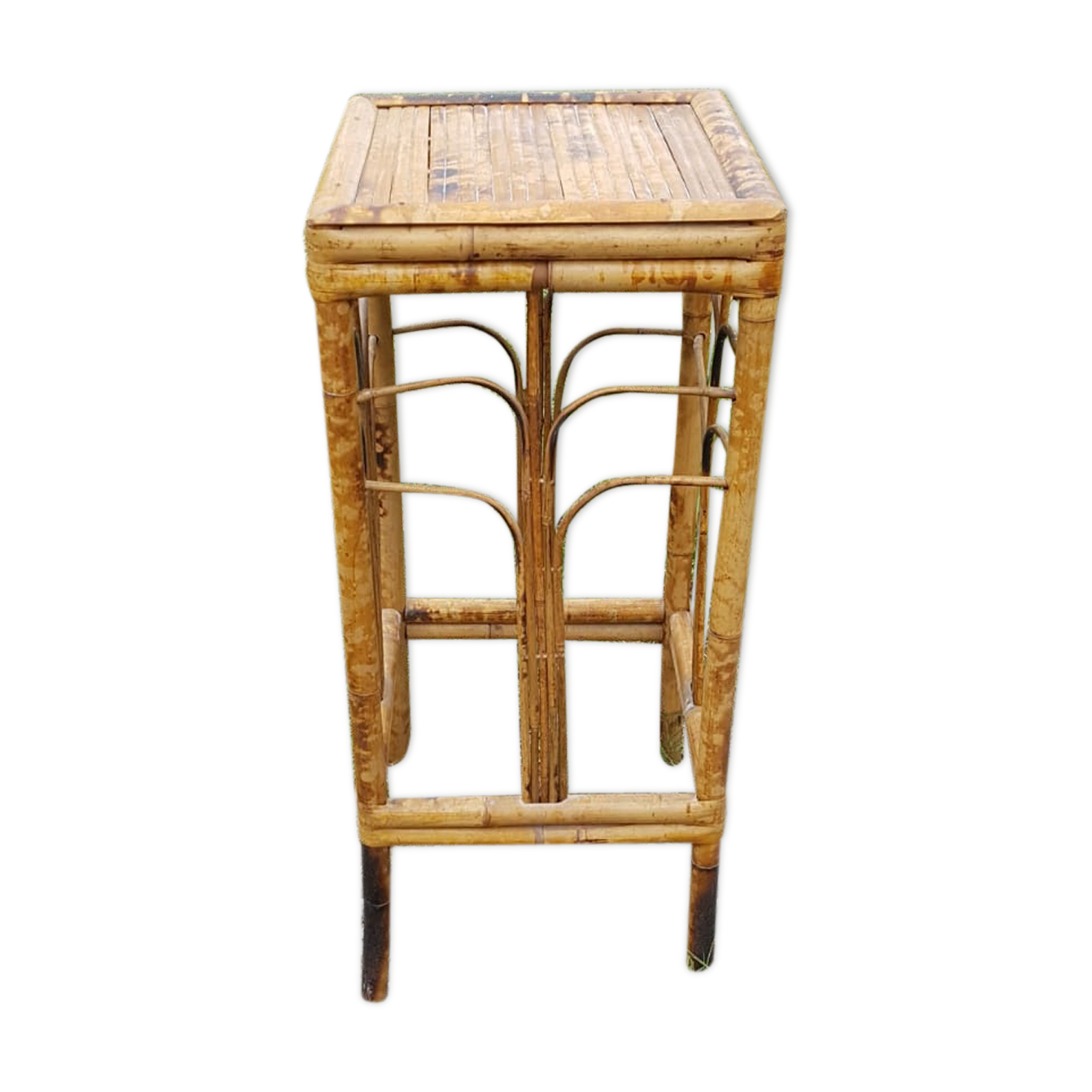 Vintage rattan selette