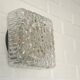 Vintage Wall Sconce / Bubble Glass / Mid Century Flush Mount Ceiling Light