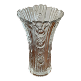 Moulded glass vase Italy