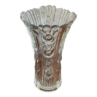 Moulded glass vase Italy