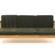 Scandinavian oak sofa, Skaraborgs Möbelindustri, Tibro, Sweden, 1960