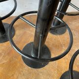 4 industrial bar stools