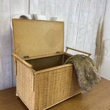 Vintage rattan chest