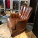 Fauteuil club en cuir