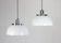 Set of 2 Vintage Faro lamps by Luigi Massoni from Guzzini & Meblo, 1960s