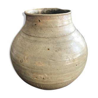 Ball vase signed Champy