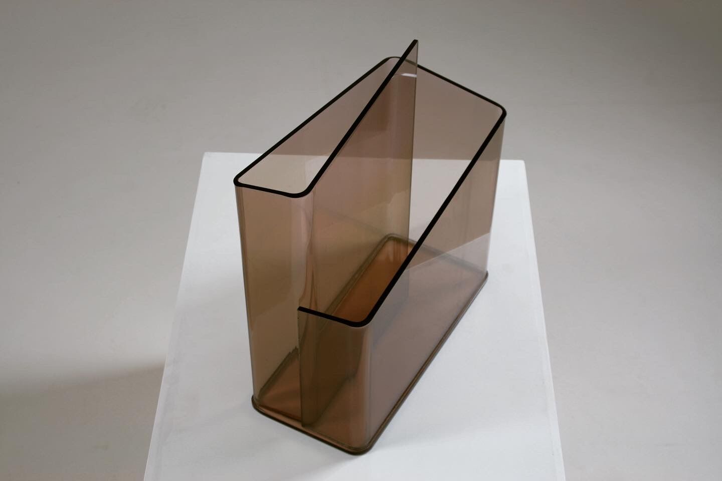 Plexiglass magazine rack for Roche Bobois, France 1970s