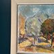 Original Swedish Oil On Canvas – “Apple Trees” By Bruno Fagerlund