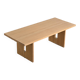 Console extensible dining table in cerused wood, 20th century