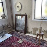 1900 wooden mirror with nails