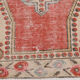 Tapis vintage turc rouge et beige 133x226cm