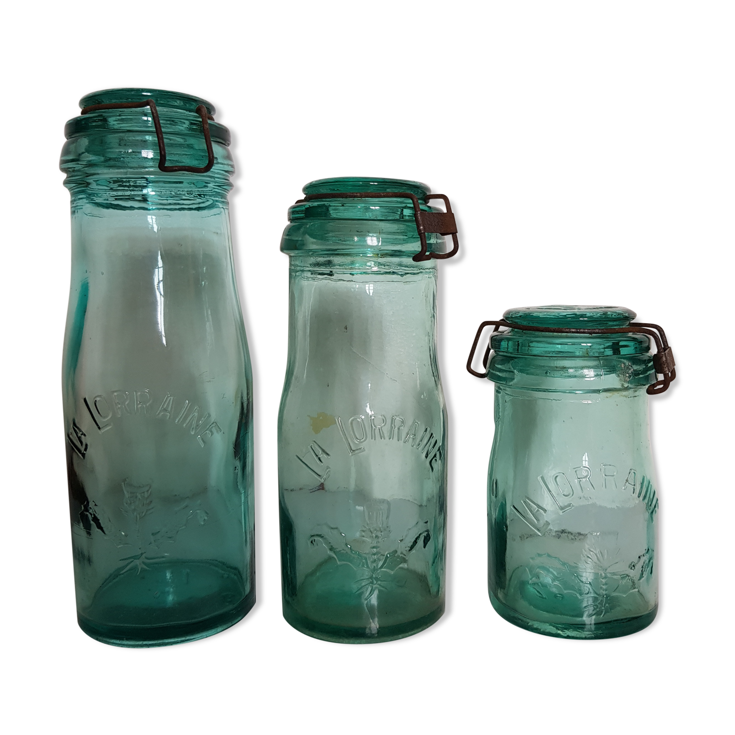 "la lorraine" set of 3 jars