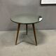 Small table feet spindles and glass top