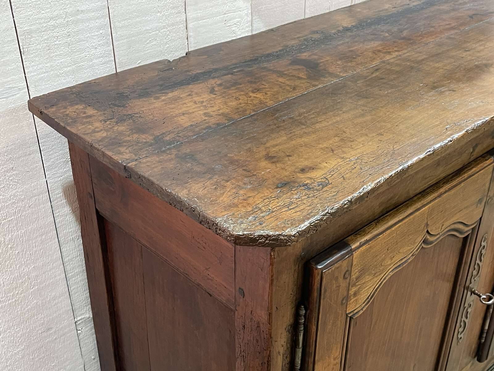 18th century Louis XV 3-door cherrywood sideboard