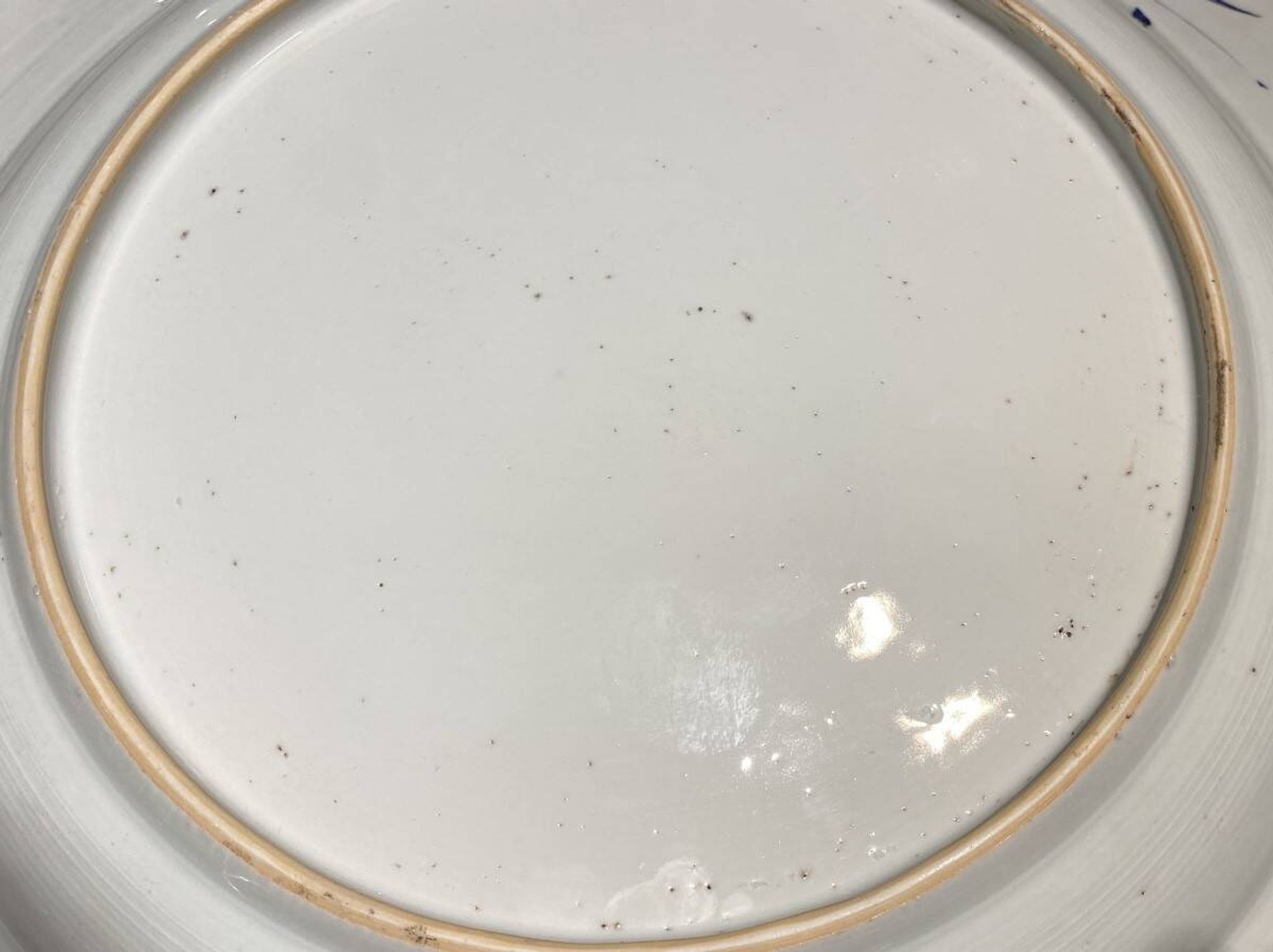 Grand plat en porcelaine Compagnie des Indes XVIIIème