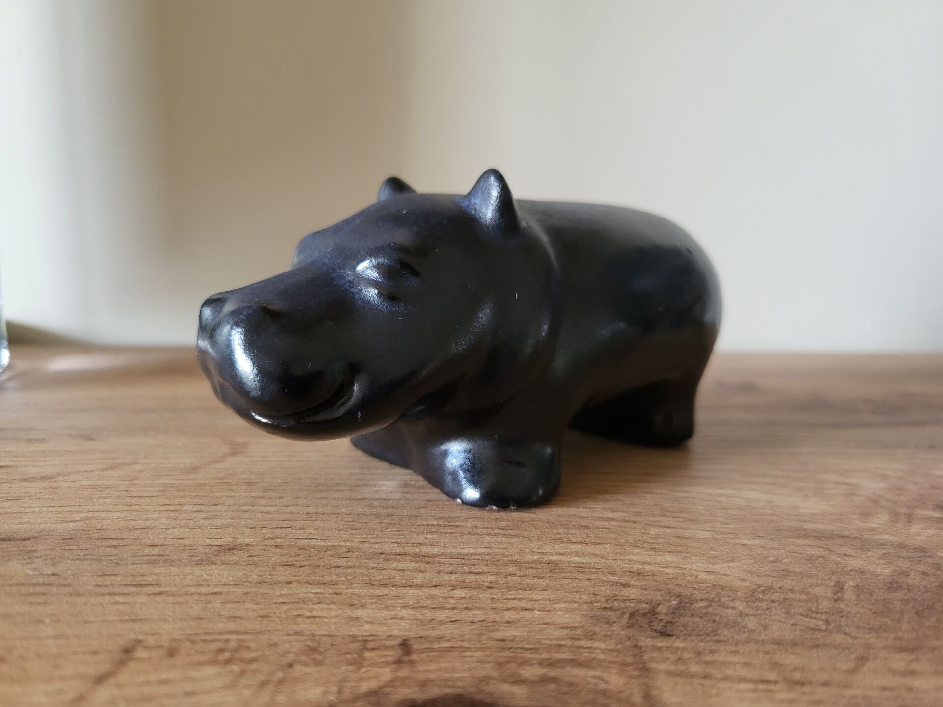 Uppsala ekeby, hippopotamus, mari simmulson, 1950s, figurine.