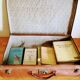 Vintage brown suitcase