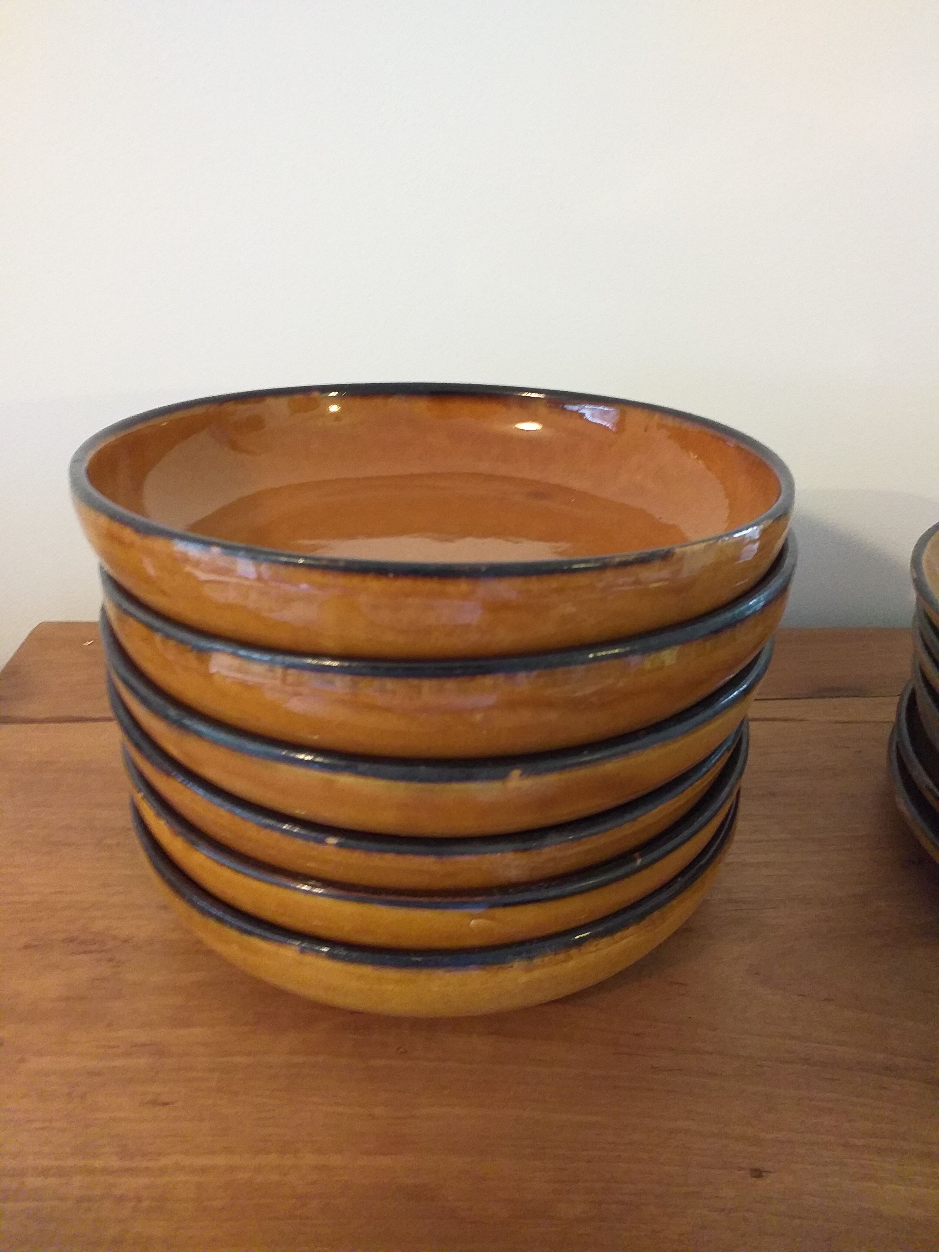 Lot of vintage plates hollow and flat