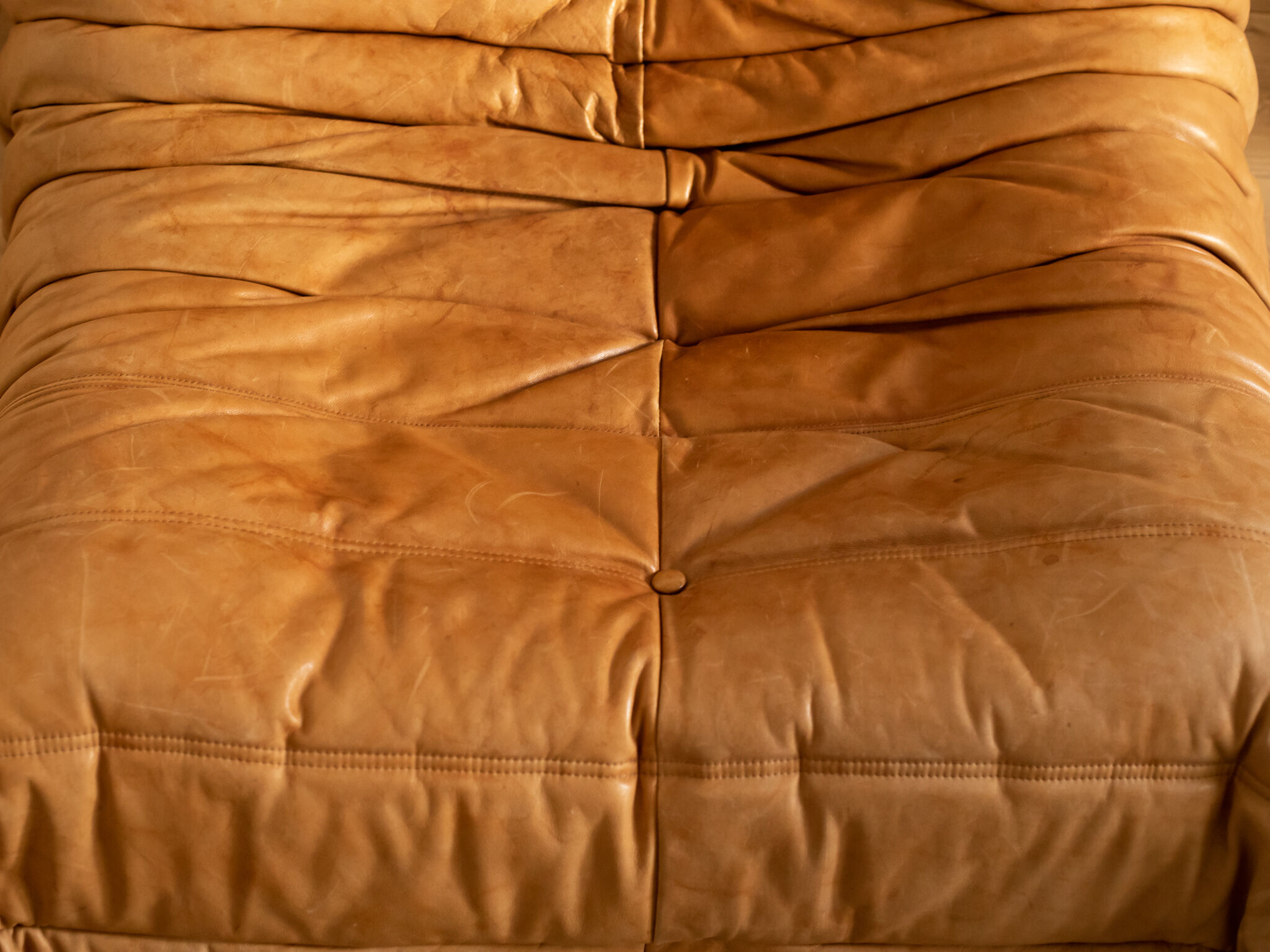 Togo leather driver by Michel Ducaroy