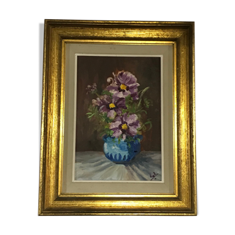 Painting bouquet of flowers