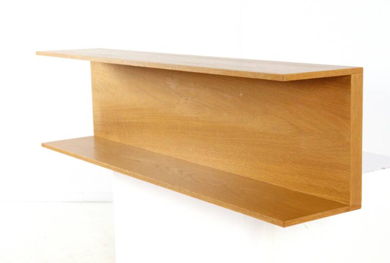 Walter Wirz for Wilhelm Renz wall shelf oak