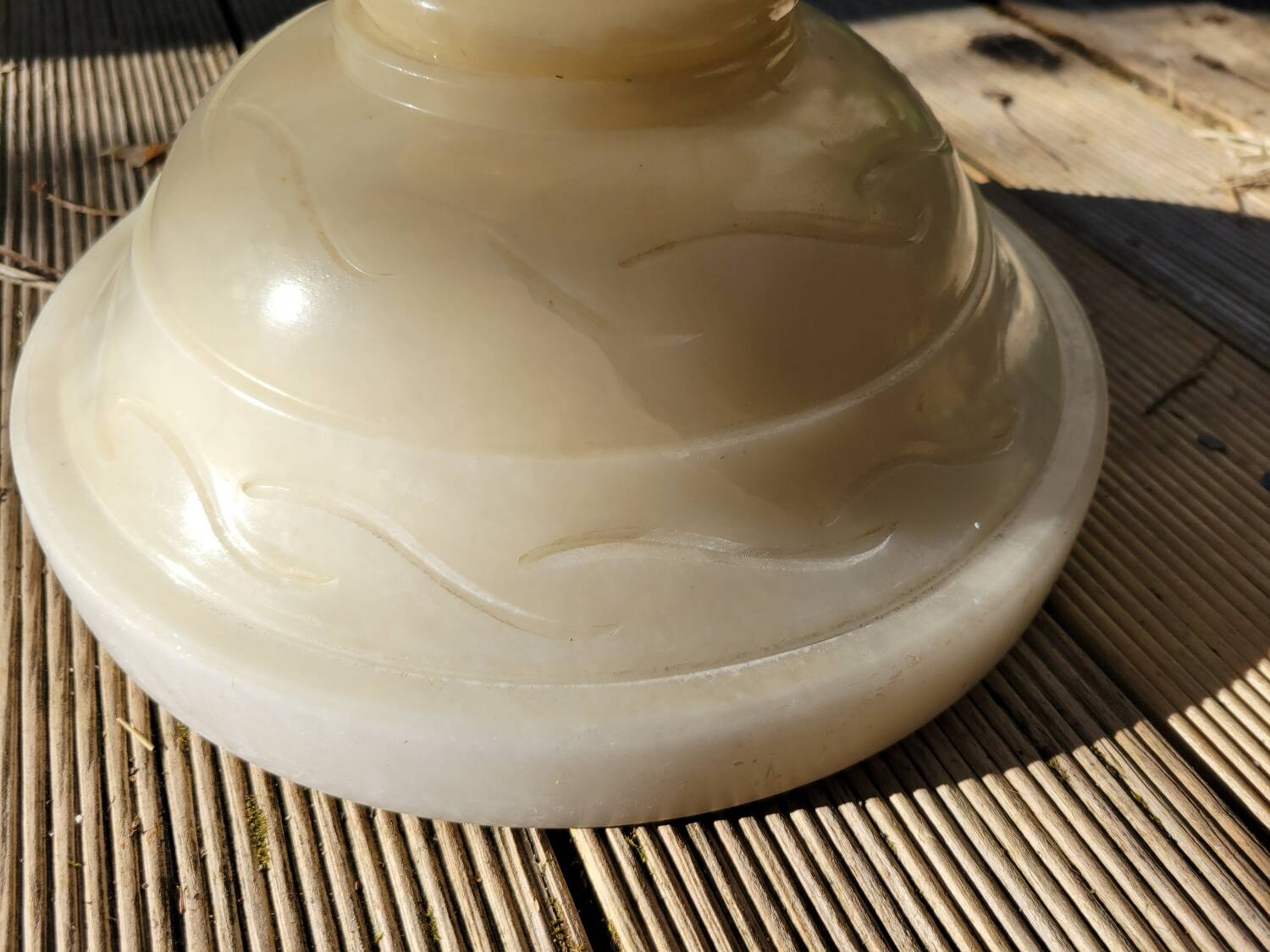 Alabaster pedestal column, 19th century