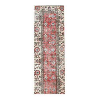 Vintage runner rug. 69x199cm