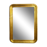 Golden vintage mirror, 73x52 cm
