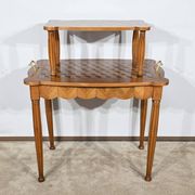 Walnut and Rosewood Marquetry Service Table – 1940