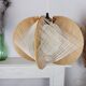 Suspension desing vintage bois et osier