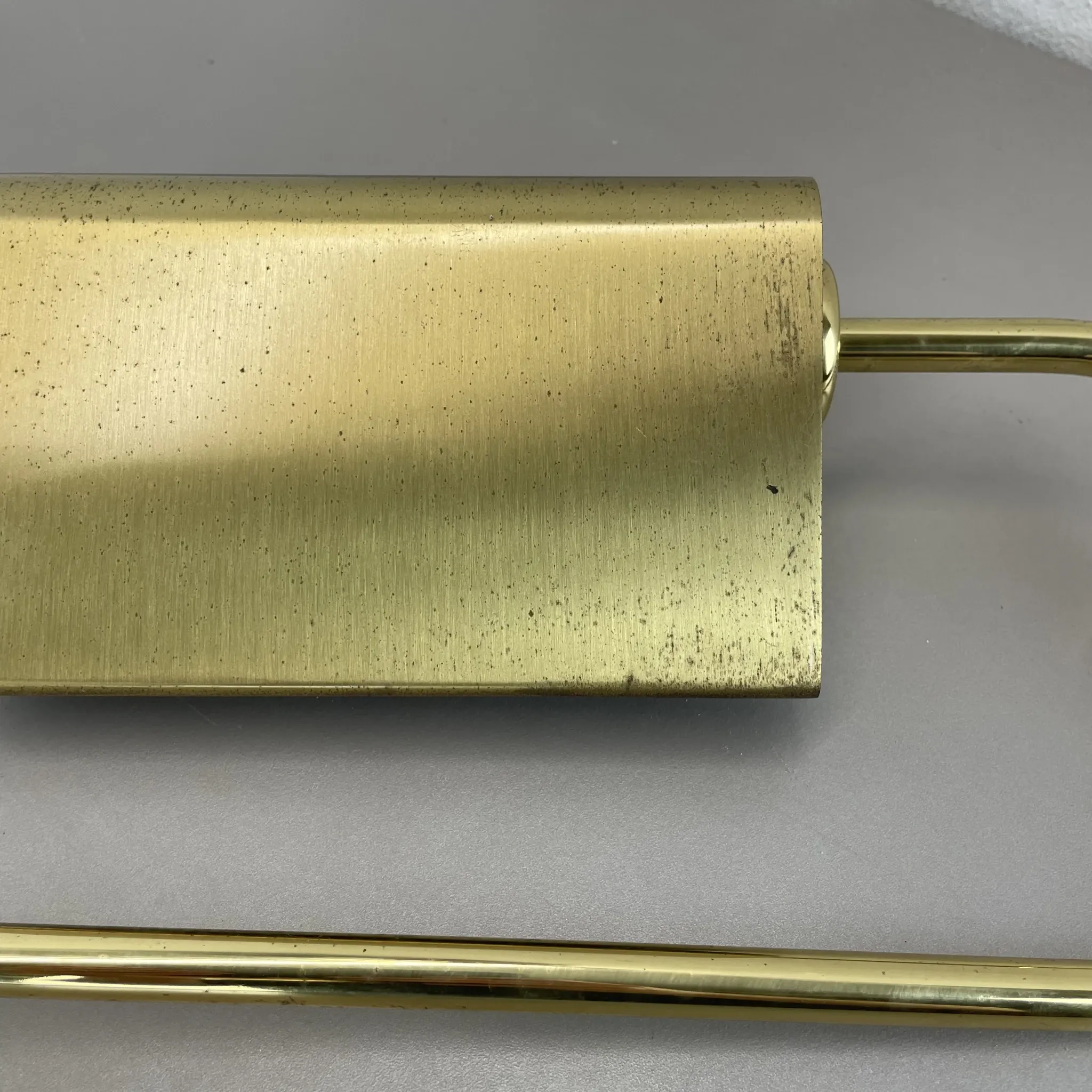 Large 69 cm Long Brass Wall Light "SWING ARM" by Florian Schulz, Germany, 1970s