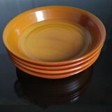 4 hollow plates arcopal volcano model