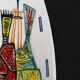 Two ceramic plates/ trays with game design, vintage, 50 60s