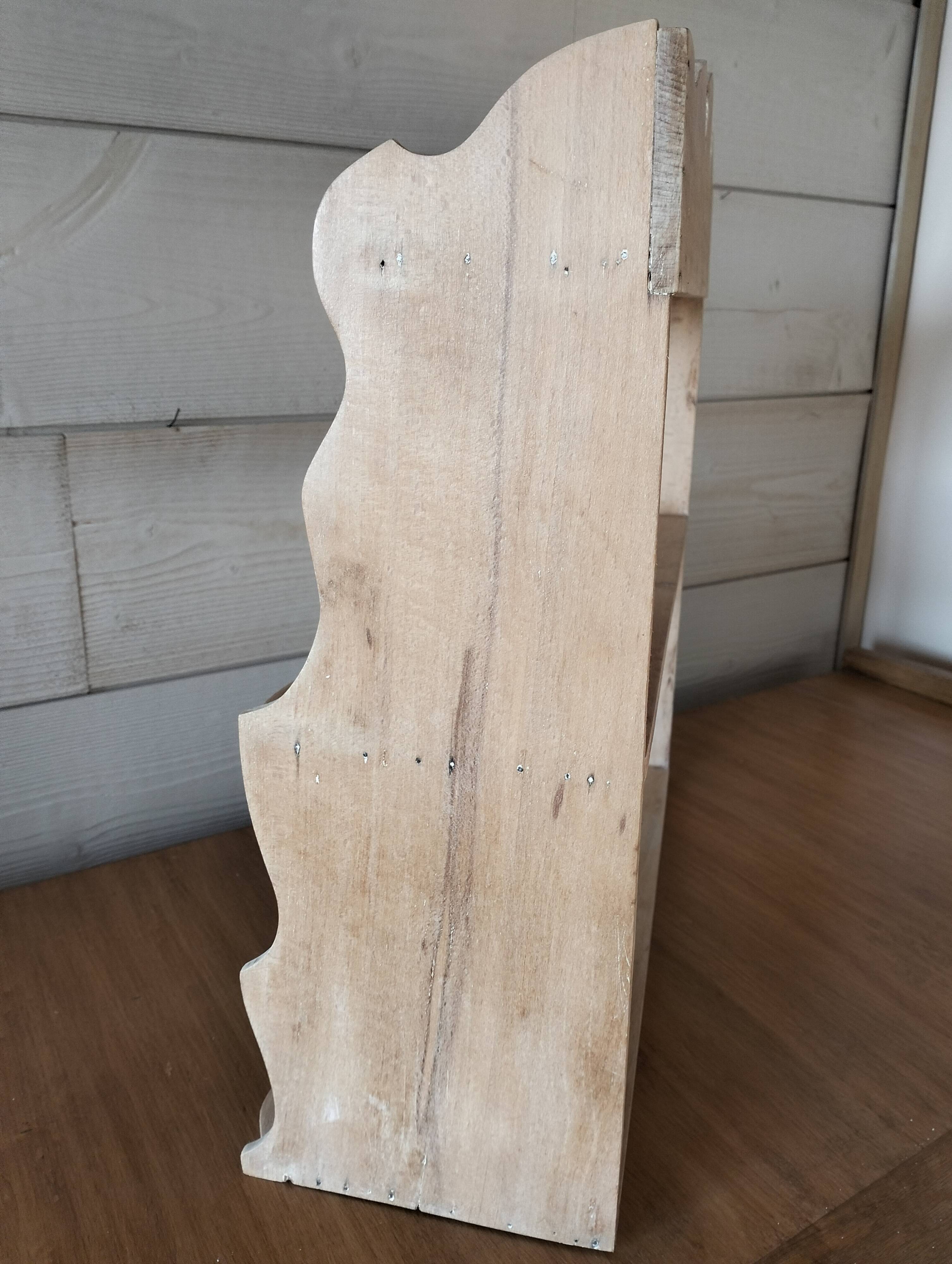 Wooden shelf