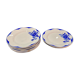 Lot of 11 plates Digoin Sarreguemines model Corsica blue