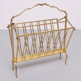 Brass Magazine holder Maison Baguès 1950s France
