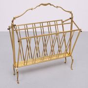 Brass Magazine holder Maison Baguès 1950s France
