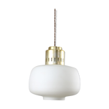 Mid-century Opaline Pendant Lamp