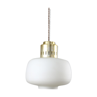 Mid-century Opaline Pendant Lamp